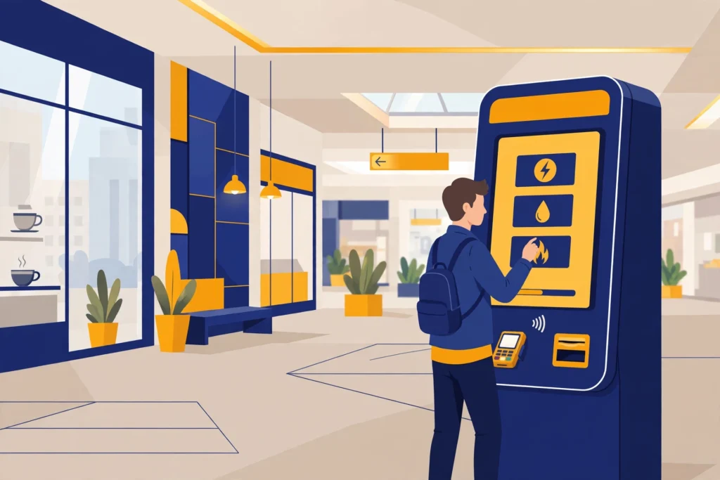 DEWA payment kiosk Dubai
